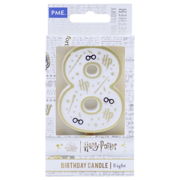 Harry Potter Candle - Number 8